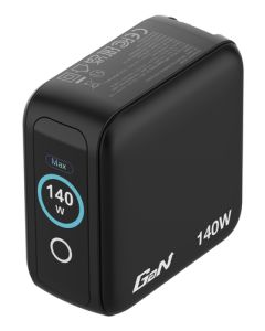 Verbatim Mini GaN Charger 140W with Display - 3 Poorten