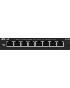 NETGEAR 8-poorts Gigabit Plus Switch (GS308E) - Switch
