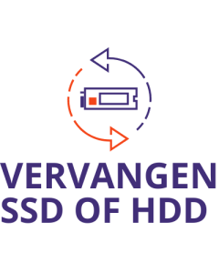 Azerty Vervangen SSD/HDD pc of notebook - assemblage
