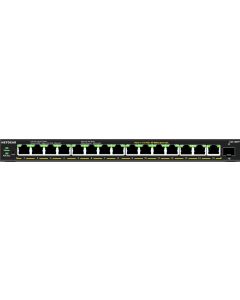 NETGEAR 16-poorts High-Power PoE+ Gigabit Ethernet Plus Switch (231W) met 1 SFP poort (GS316EPP) - Switch