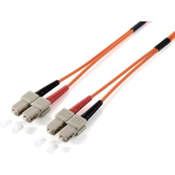 Equip 253335 FO Duplex Jumper SC/SC 9/125μ 5,0m yellow, LSOH