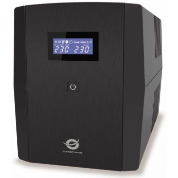 CONCEPTRONIC ZEUS USV 1500VA 900W Schuko UPS Start/LAN zwart