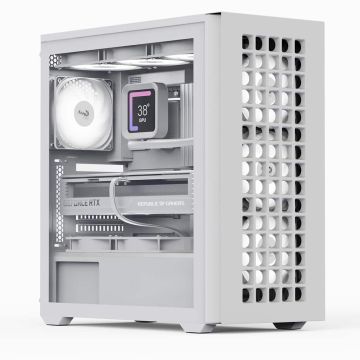 AeroCool Behuizing Midi D502A-G-WT-V1 (W/Mesh/ATX)