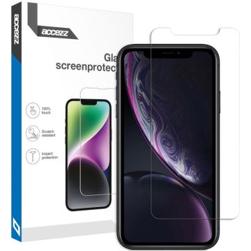 Accezz Gehard Glas Screenprotector iPhone 12 (Pro) / 11 / Xr