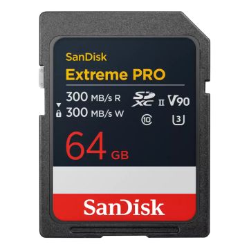 SanDisk Extreme Pro SD UHS-II-kaart (V90) 64GB - Flashgeheugenkaart