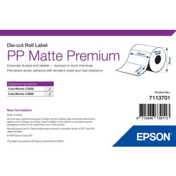 EPSON PP Matte Label Premium Die-cut