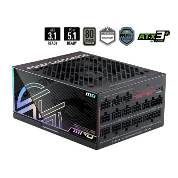MSI MPG Ai1600TS PCIE5 - Voeding
