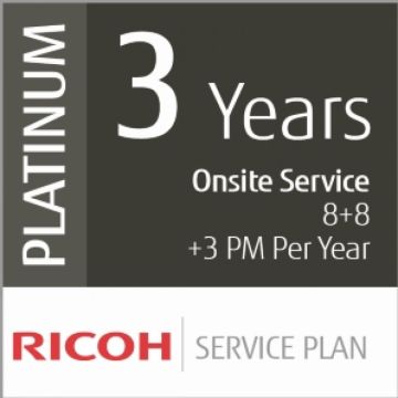 Ricoh Scanner Service Program 3 Year Platinum Service Plan for Fujitsu Mid-Volume Production Scanners - Uitgebreide serviceovereenkomst (verlenging)