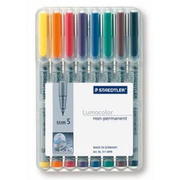 STAEDTLER Folienstift Lumocolor S nonperm 8St