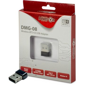 Inter-Tech Wi-Fi 4 USB Adapter DMG-08 WiFi+BTS 4 150Mbps retail