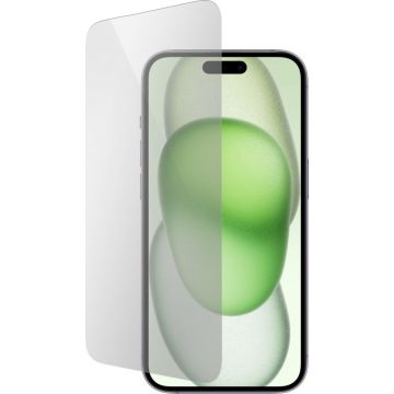 Mobiparts Tempered Glass Screen Protector Kenmerken: Tempered Glass Screen Protector voor Apple iPhone 15 Plus Gemaakt van gehard glas, beschermt tegen krassen, stoten, vuil en vet 100% Transparant 9H (H staat voor hardheid) Ultra Smooth Touch Krasbestend