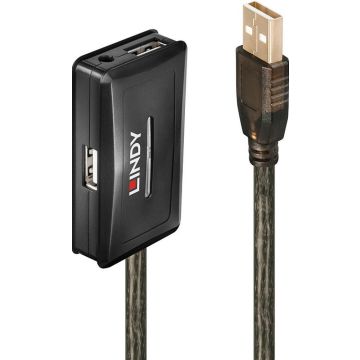 Lindy USB 2.0 Aktiv-verleng 10m