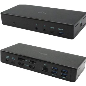 i-Tec USB-C Quattro Display Docking Station with Power Delivery - Dockingstation