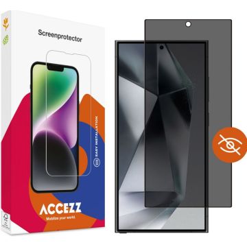 Accezz Gehard Glas Privacy Screenprotector Samsung Galaxy S24 Ultra - Transparant