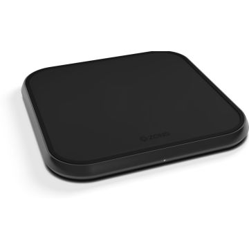 ZENS Single Aluminium Wireless Charger - Draadloos oplaadstation + netadapter
