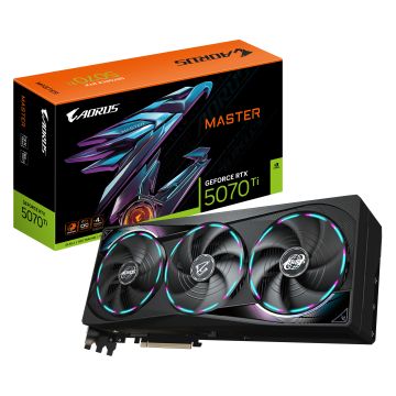 GIGABYTE AORUS GeForce RTX 5070 Ti MASTER - Videokaart