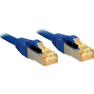 Lindy Patchkabel Cat6A S/FTP LSOH Cat7 Rohkabel blauw 10m