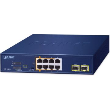 Planet 8-Port PoE+ Desktop Switch GSD-1022UP