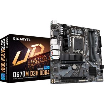 Gigabyte Q670M D3H DDR4 - Moederbord