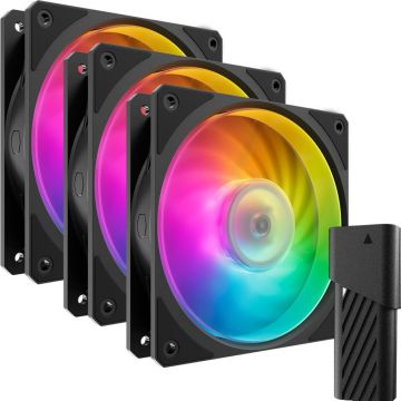 Cooler Master Mobius 120P ARGB Black Edition - Ventilator