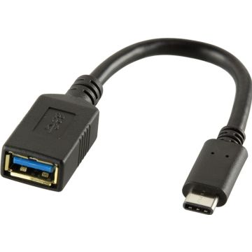 Adap Logilink USB-C to USB Typ A 15cm black USB 3.1
