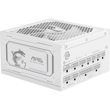 MSI MAG A1000GL PCIE5 White - Voeding