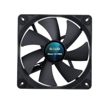 Gelid Solutions Silent 14 PWM Black - Ventilator