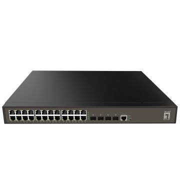 LevelOne Switch 8x GE GEL-1061 4xGSFP 19""