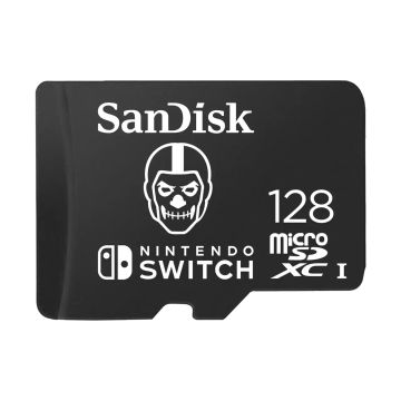 SanDisk MicroSDXC Nintendo Fortnite Edition Skull Trooper 128GB - Flashgeheugenkaart
