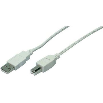 Logilink USB Kabel A -> mini B St/St 5.00m grijs