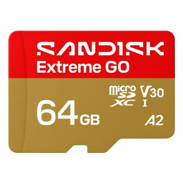 SanDisk Extreme GO microSDHC 64GB - Flashgeheugenkaart