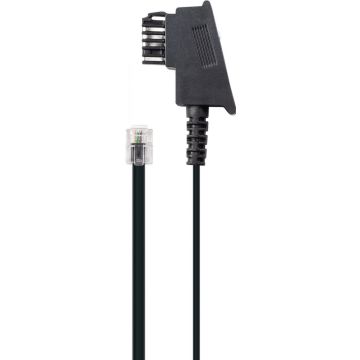 Schwaiger Telefonanschlußkabel 1xRJ11 St,1xTST St,6m