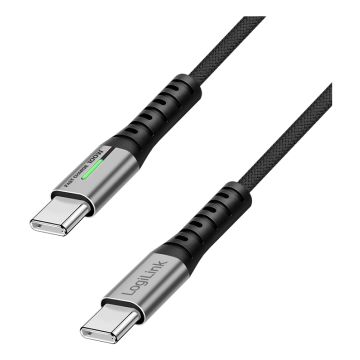 Logilink USB 3.2 Gen2x2 Type-C Kabel C/M zu C/M 4K 1m