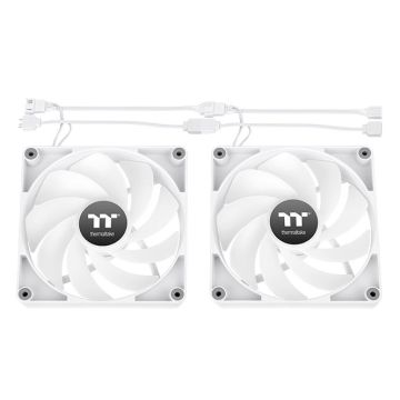 Thermaltake CT140 EX Reverse ARGB Sync PC Cooling Fan White 2-pack - Ventilator