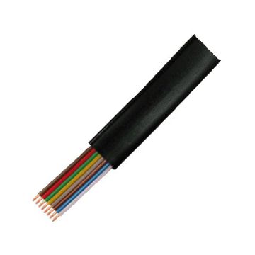 Logilink modulair Flat Cable 8-wire, colour black, 100m