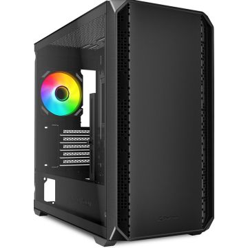 Sharkoon Behuizing MK2 RGB Micro-ATX 1xGlas zwart
