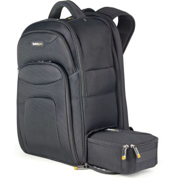 StarTech.com 17.3" Laptop Rugzak met Verwijderbare Opbergtas voor Accessoires, Professionele IT Tech Backpack, WerkReizenPendelen, Duurzaam Nylon, NotebookTablet Vakken (NTBKBAG173) - Rugzak voor notebook