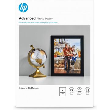 HP Advanced Glossy Photo Paper - Glanzend
