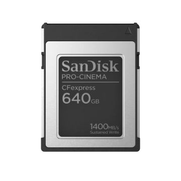 SanDisk PRO Cinema CFexpress 640GB - Flashgeheugenkaart