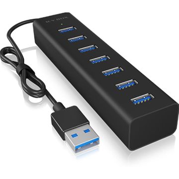 USB HUB ICY BOX 7-port and Power Supply