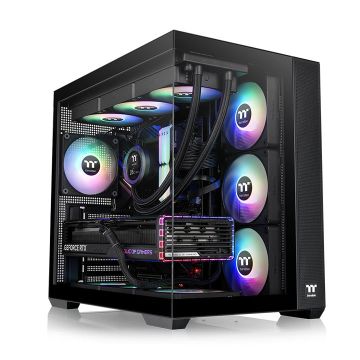 Thermaltake View 380 TG Black - Midtowermodel