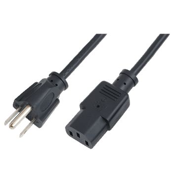Logilink Power Cord, USA YP-12 / YC-14, black, 1,80m