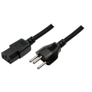 Logilink Power Cord, Swiss-C13, black, 1,80m