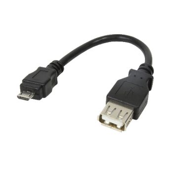Logilink USB Kabel A + micro B B/St 480 Mbit/s zwart