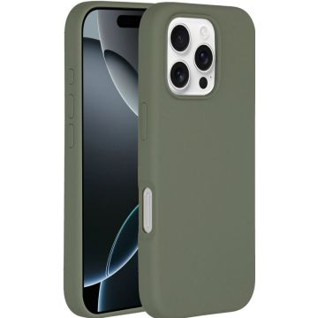 Accezz Liquid Silicone Backcover met MagSafe iPhone 16 Pro Max - Cooper Green
