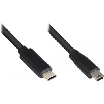 Good Connections USB2.0 Kabel C-Mini B5pol. zwart. 5m