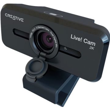 Creative Webcam Live Cam Sync V3 QHD, Mikrofon&Abdeckung