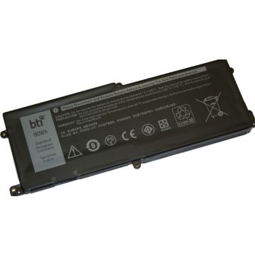 BTI - Batterij voor laptopcomputer (gelijk aan: Dell DT9XG)