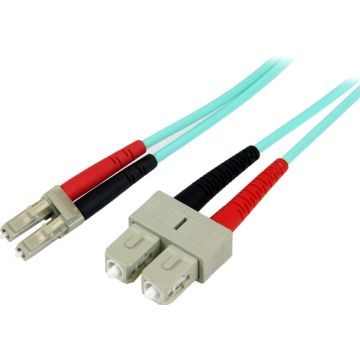StarTech.com 2m Fiber Optic Cable - 10 Gb Aqua