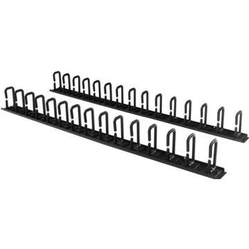 StarTech.com Verticale kabelmanager met D-ring haken  - kabelmanagement rack paneel